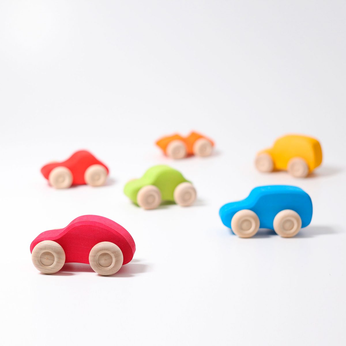 Grimm’s Cars Coloured, 6 Pieces