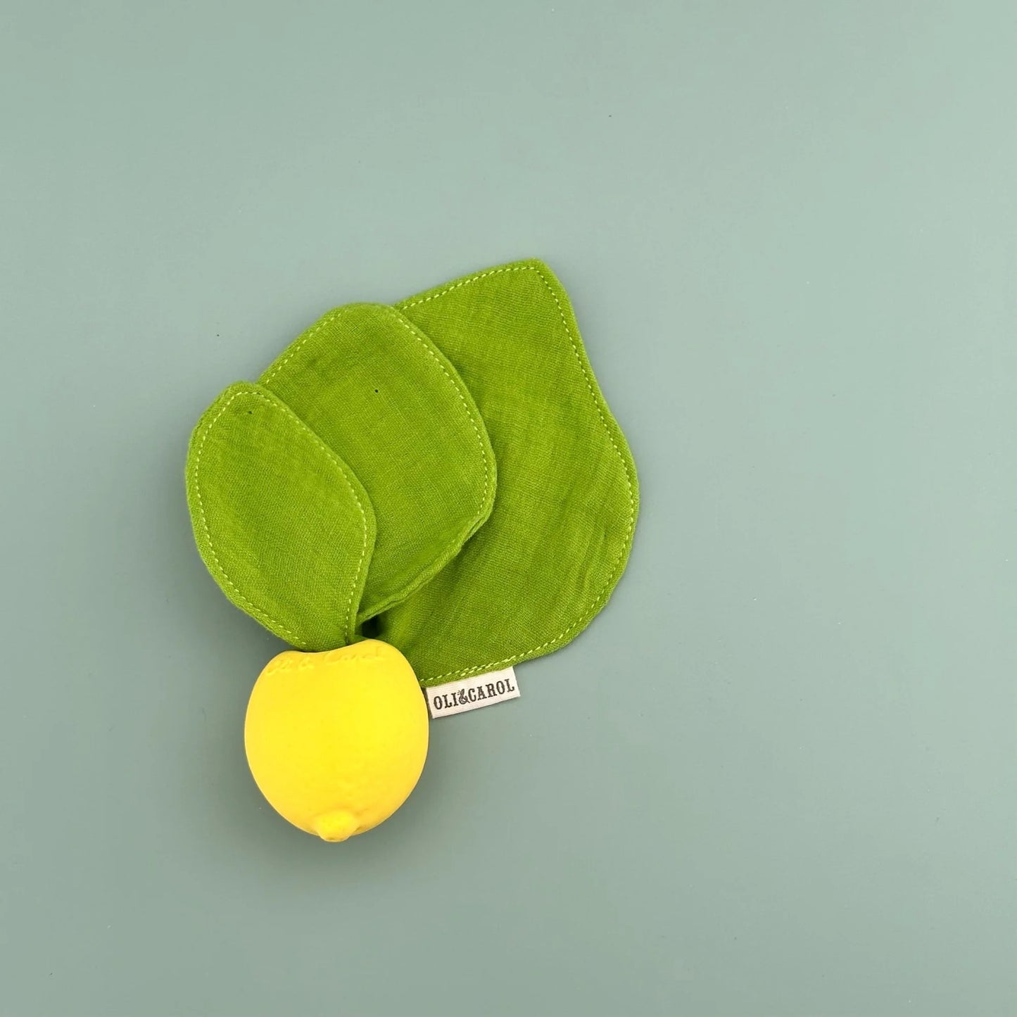 Oli&Carol John Lemon Mini Doudou-Teether