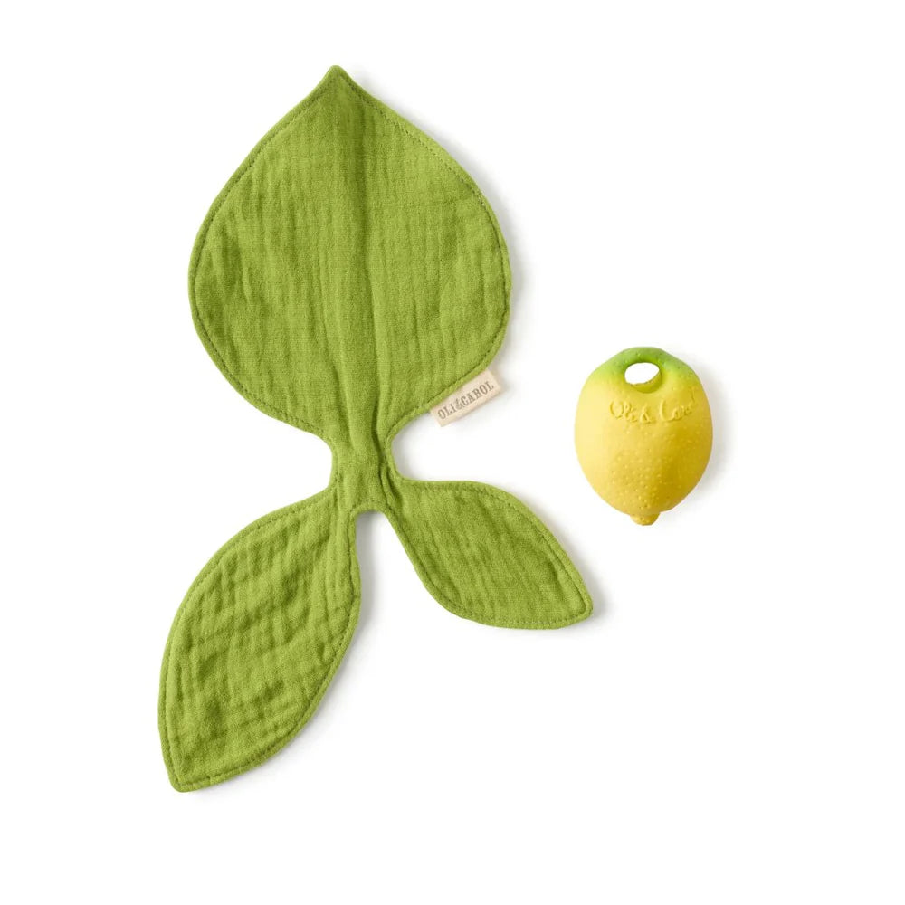 Oli&Carol John Lemon Mini Doudou-Teether