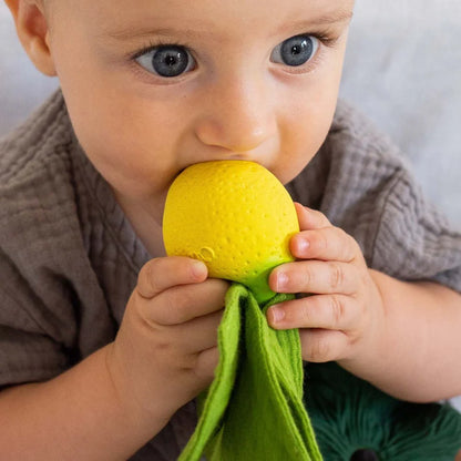 Oli&Carol John Lemon Mini Doudou-Teether