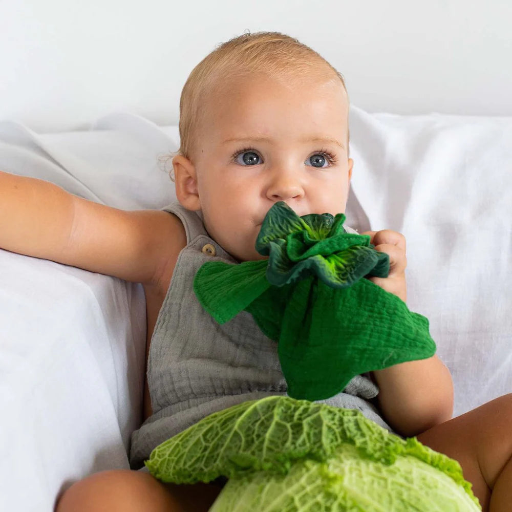 Oli&Carol Kendall the Kale Mini Doudou-Teether