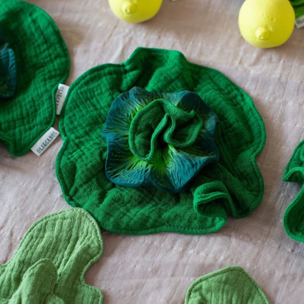 Oli&Carol Kendall the Kale Mini Doudou-Teether