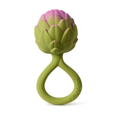 Oli&Carol Artichoke Rattle Toy